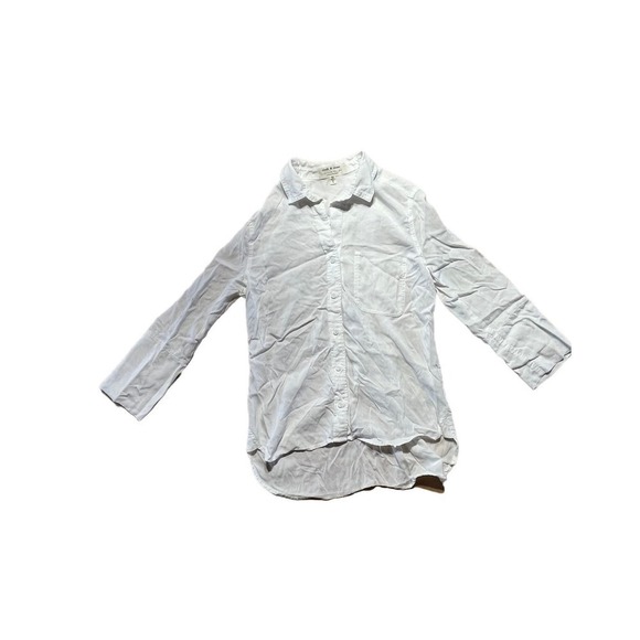 Anthropologie Women's Cloth & Stone White button down shirt. Lyocell. Size Small - Picture 1 of 5